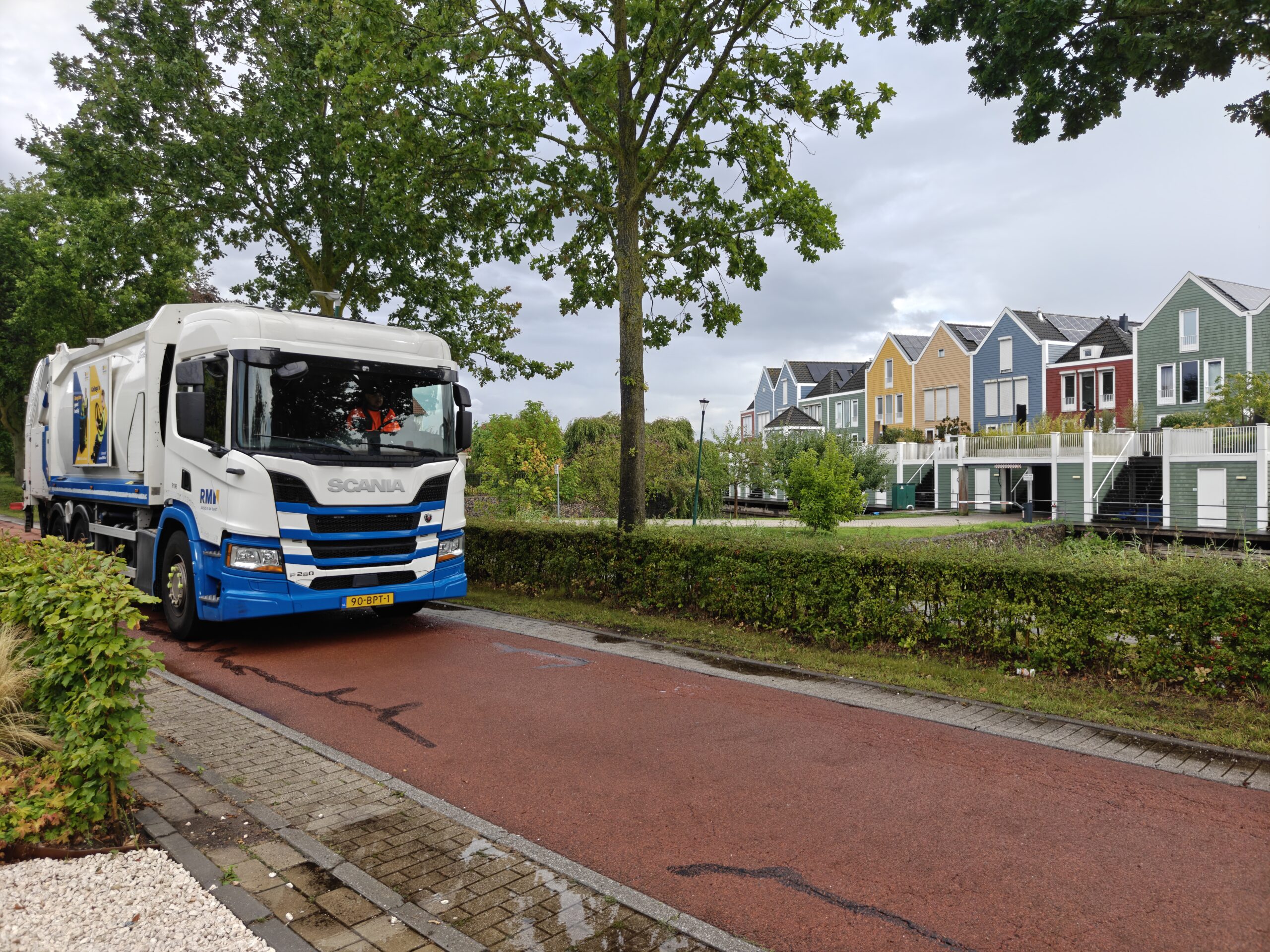 Inzamelvoertuig RMN in de gemeente Houten